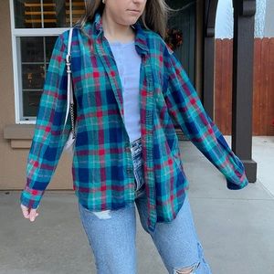 80s pattern flannel